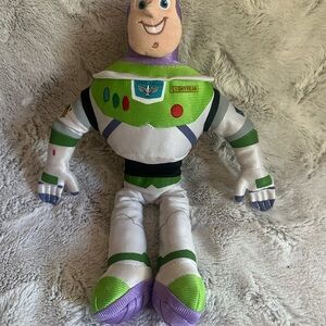 Disney Buzz Lightyear Plush - Green, White, Purple- 15 inch